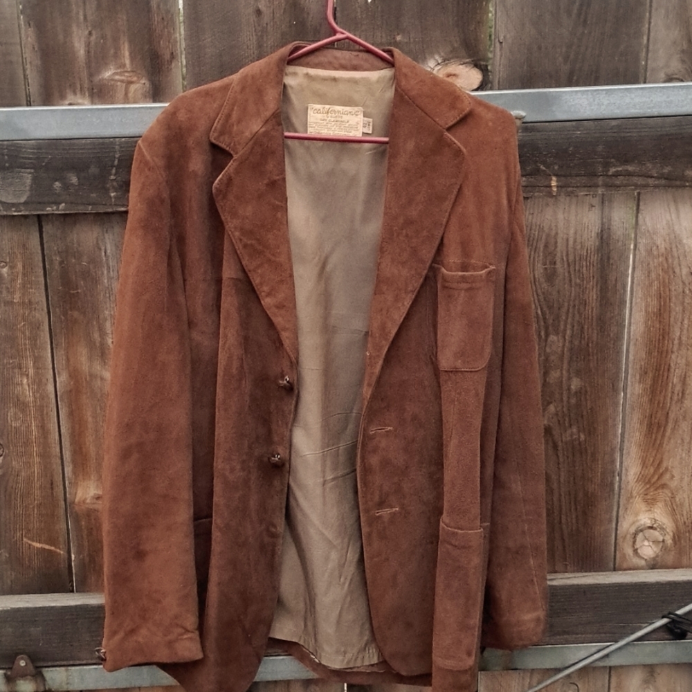 Suede Mens Blazer